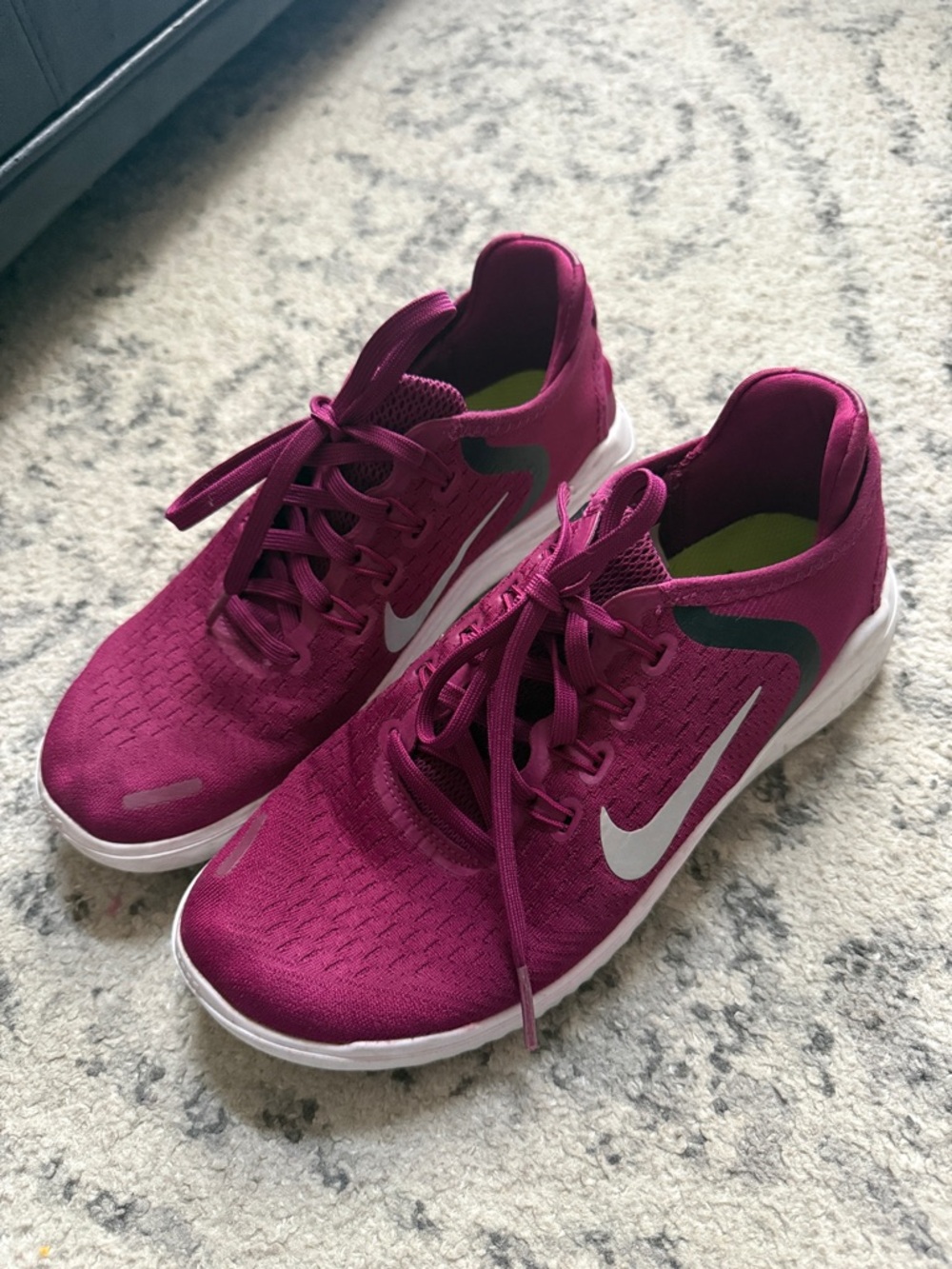 Nike Women’s Running Sneakers - Fuchsia/Magenta with White Swoosh